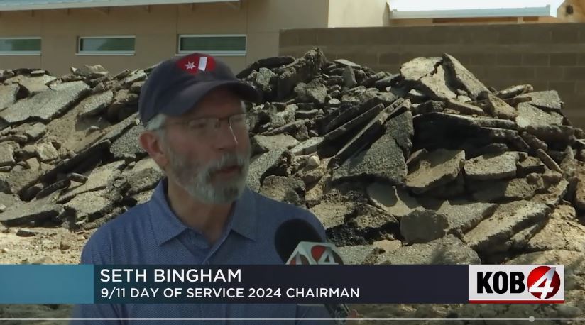 Seth Bingham, chair of the Farmington 9/11 Day of Service Committee